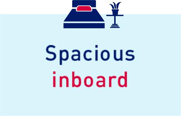Spacious inboard